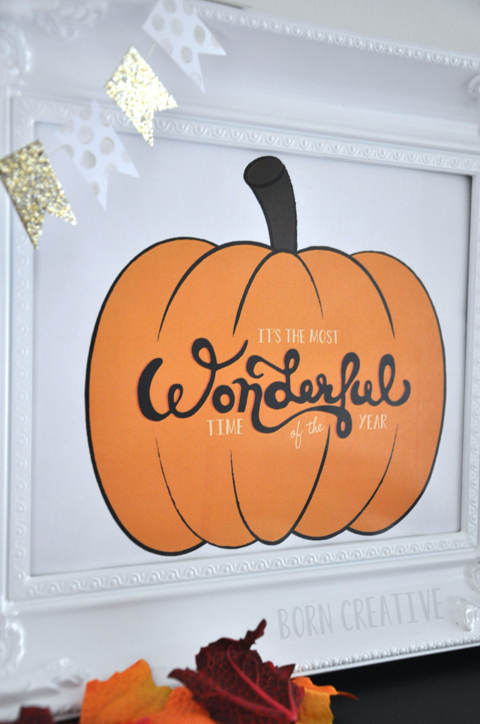 Fall Pumpkin Typography