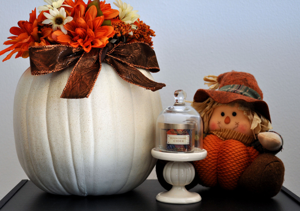 Styled Shelf Affordable Fall Decorations